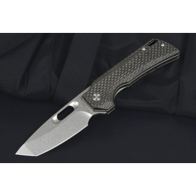 JJ102 Fast Opening Axis Hunting Folding Knife With Carbon Fiber UD407626